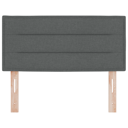 Led Hovedgavl Linjer Design Mørkegrå 90 Cm Stof - billede 5
