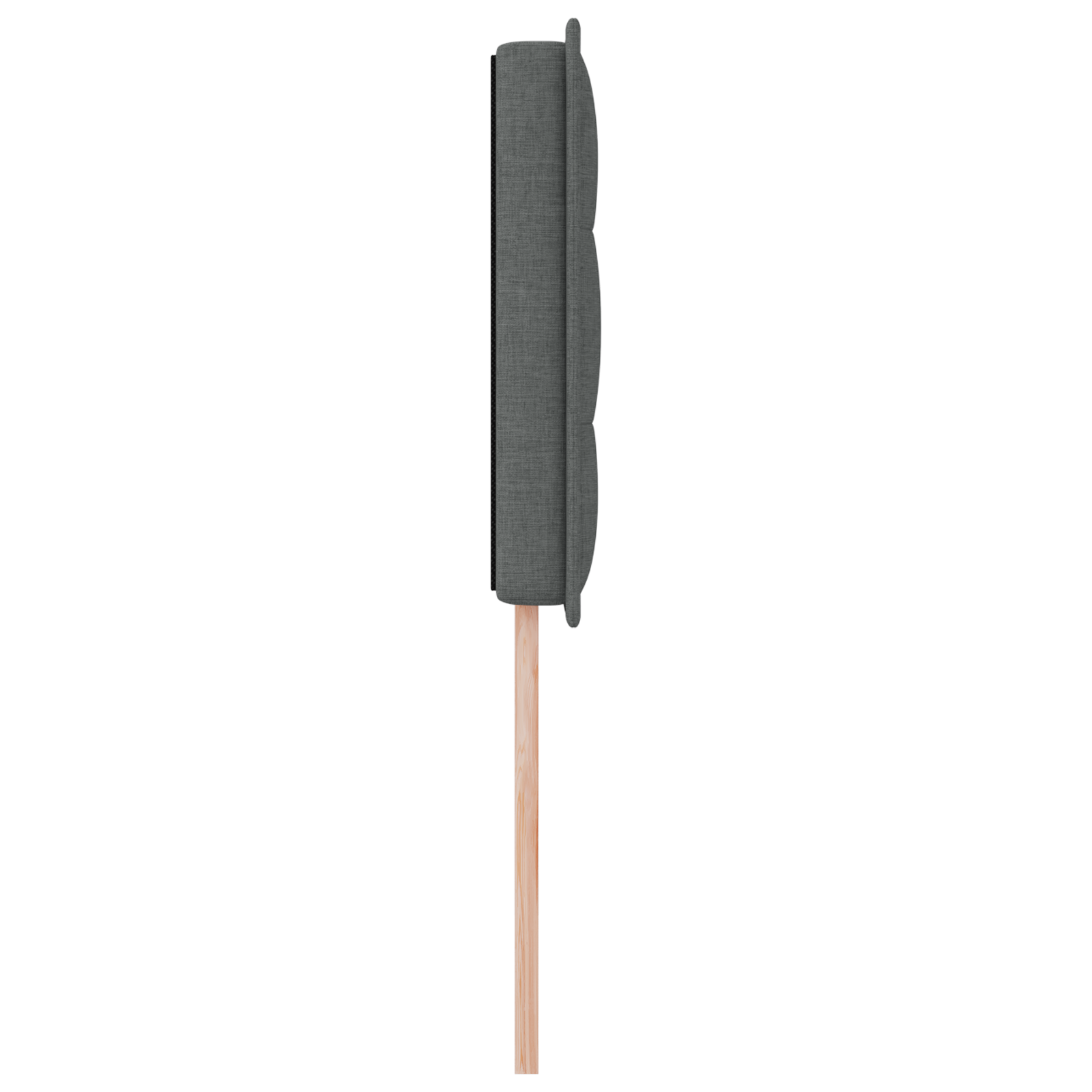 Led Hovedgavl Linjer Design Mørkegrå 90 Cm Stof - billede 6