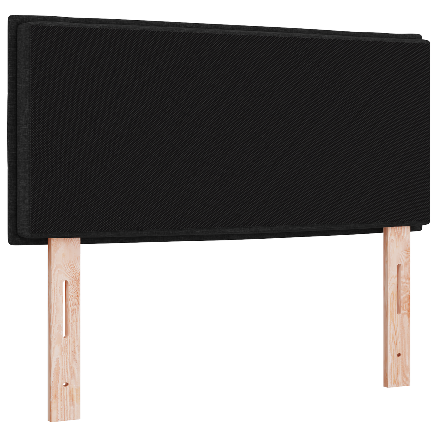 Led Hovedgærde Linjer Design Sort 90 Cm Stof - billede 7