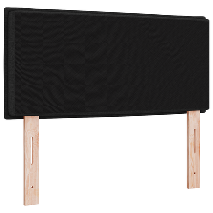 Led Hovedgærde Linjer Design Sort 90 Cm Stof - billede 7