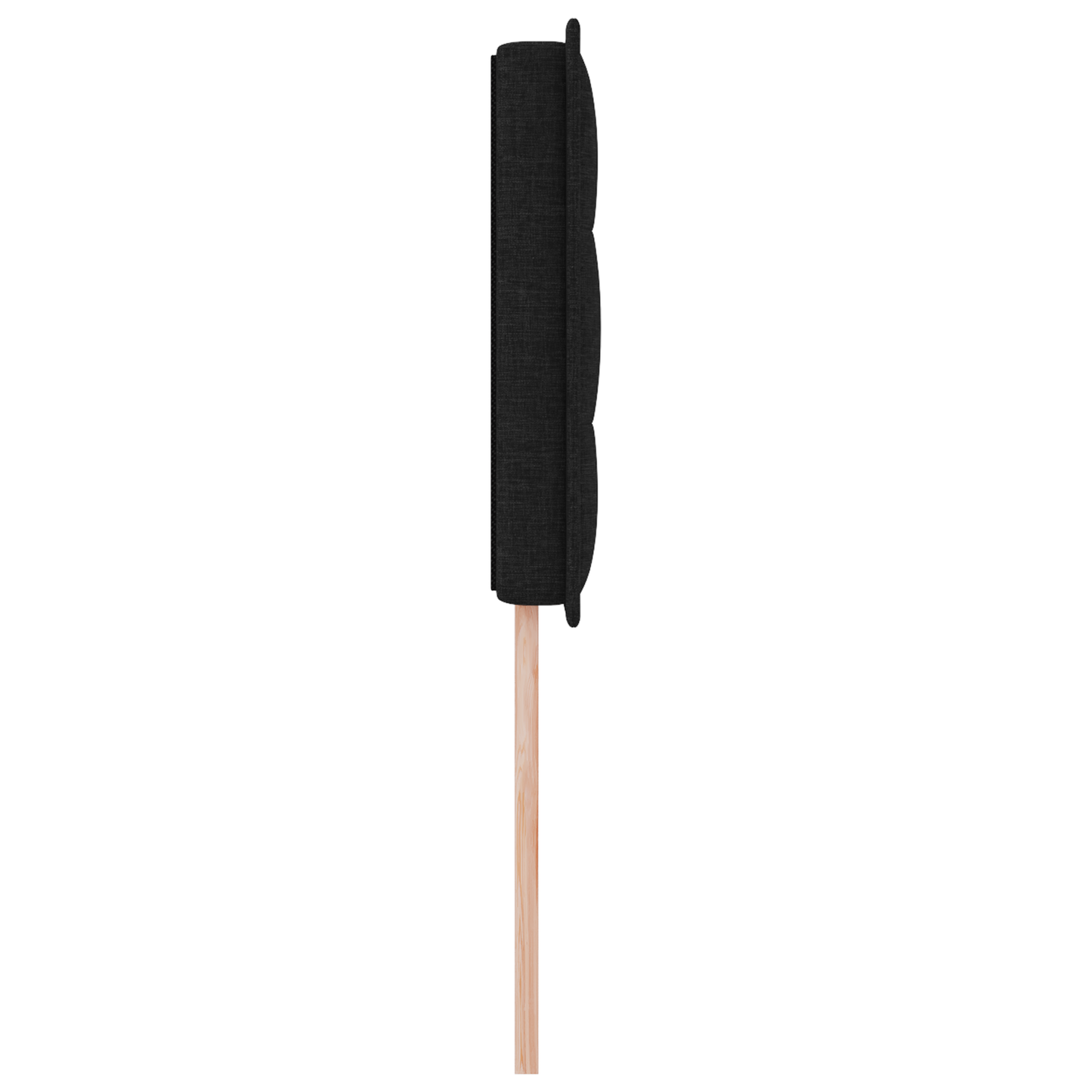 Led Hovedgærde Linjer Design Sort 90 Cm Stof - billede 6