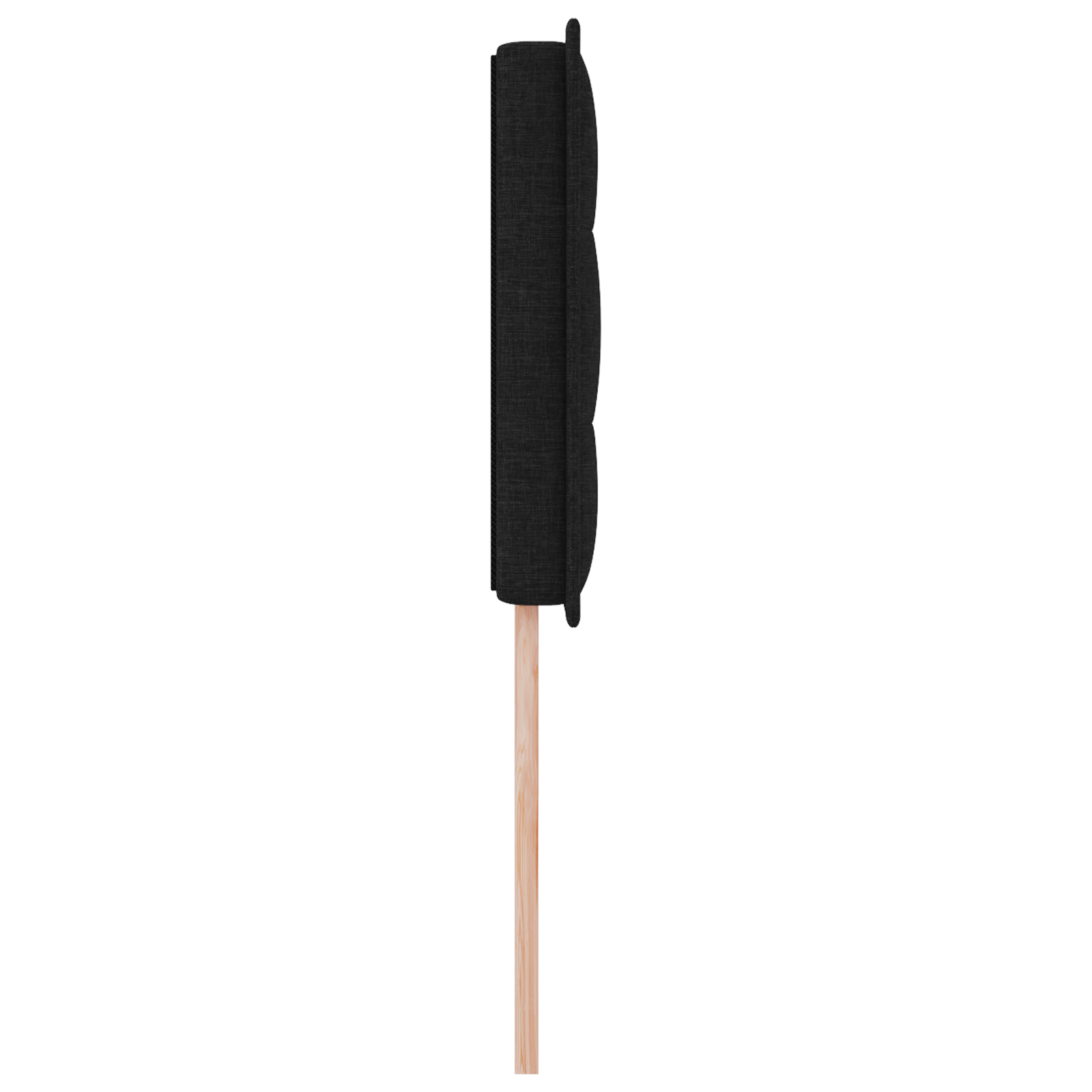 Led Hovedgærde Linjer Design Sort 90 Cm Stof - billede 6