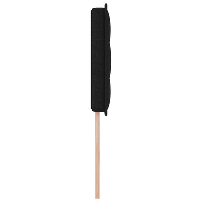 Led Hovedgærde Linjer Design Sort 90 Cm Stof - billede 6