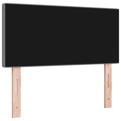 Led Hovedgavl Enkel Design Lys Grå 90 Cm Corduroy Stof - billede 7