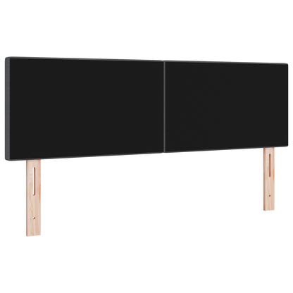 Led Hovedgavl Enkelt Design Mørkegrå 80 Cm Corduroy Stof