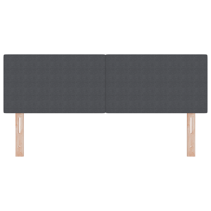 Led Hovedgavl Enkelt Design Mørkegrå 80 Cm Corduroy Stof