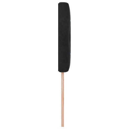 Led Hovedgærde med Krystal Knapper, Pufsort 90 Cm, Velvet - billede 6