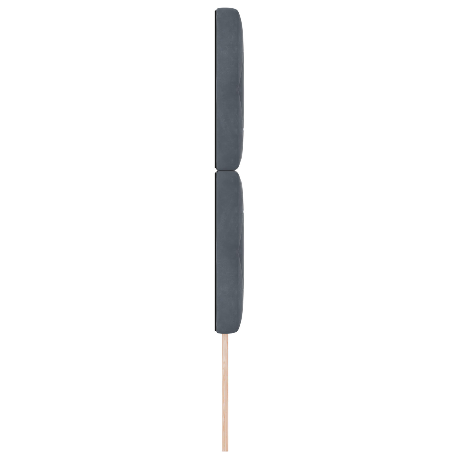Led-headboard, Mørkegrå Fløjl, 80 Cm - billede 6