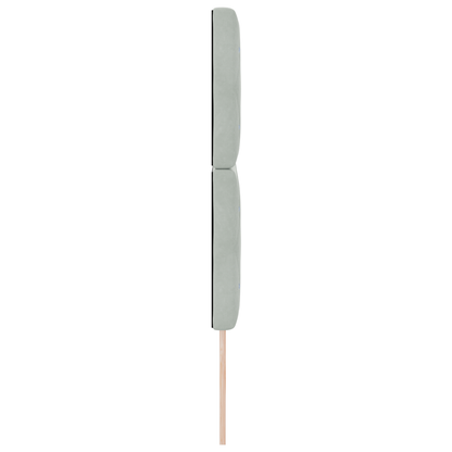Led Hovedgavl, Lys Grå, 72 Cm, Velour - billede 6