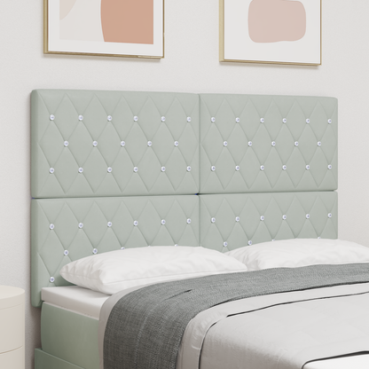 Led Hovedgavl, Lys Grå, 72 Cm, Velour - hovedbillede