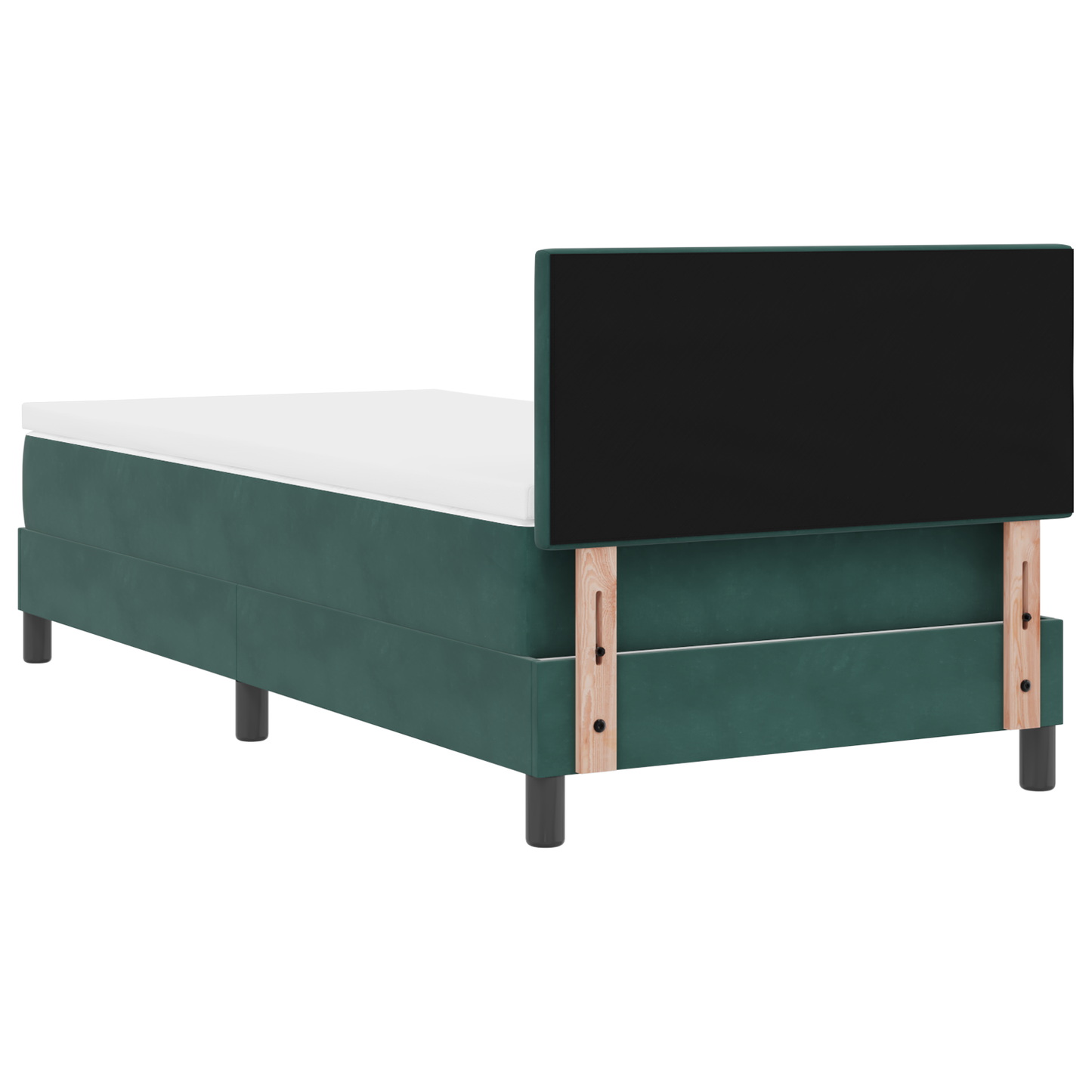 Boxmadras Seng Med Madras Mørkegrøn 100 X 200 Cm Stof