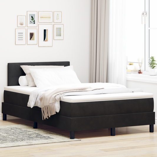 Boxmadras Seng Med Madras Med Madras Sort 120 X 200 Cm Stof
