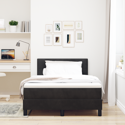 Boxmadras Seng Med Madras Med Madras Sort 120 X 200 Cm Stof