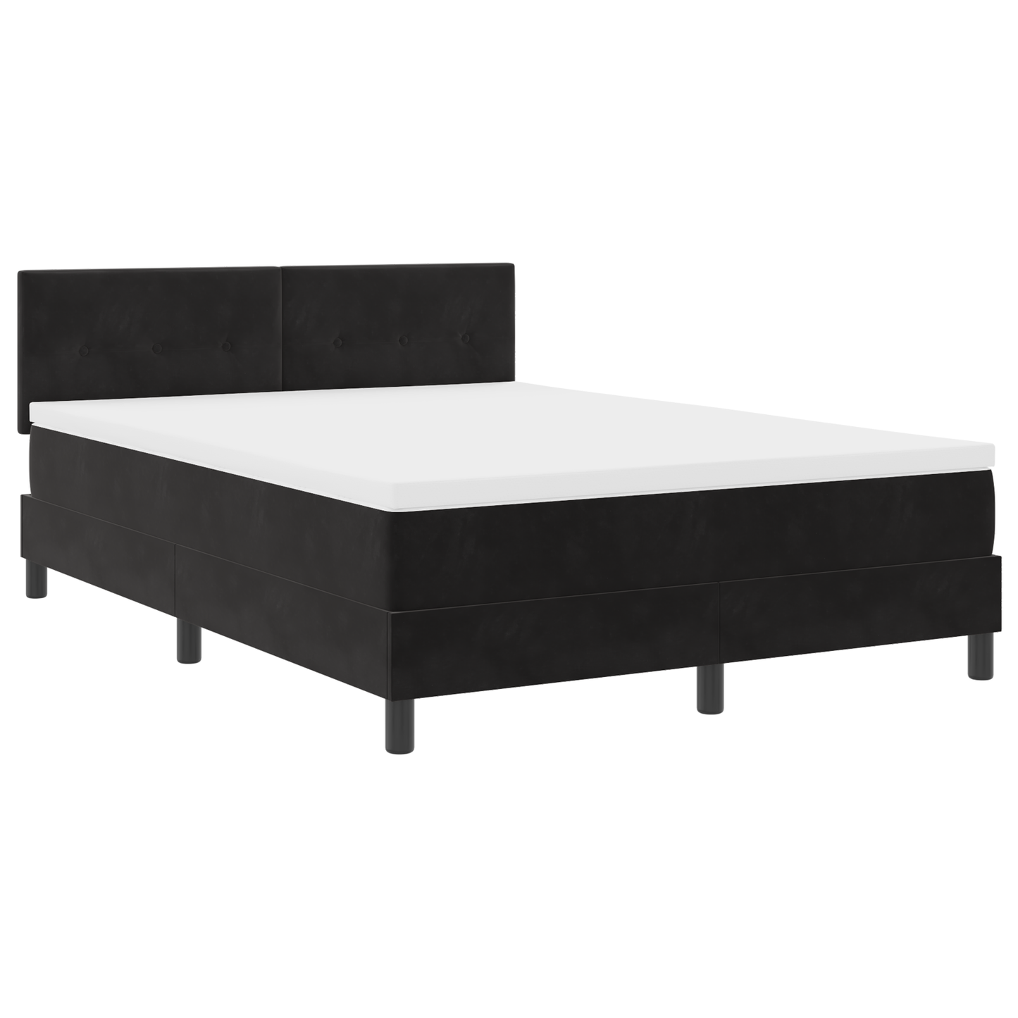 Boxmadras Seng Med Madras Med Madras Sort 140 X 200 Cm Stof