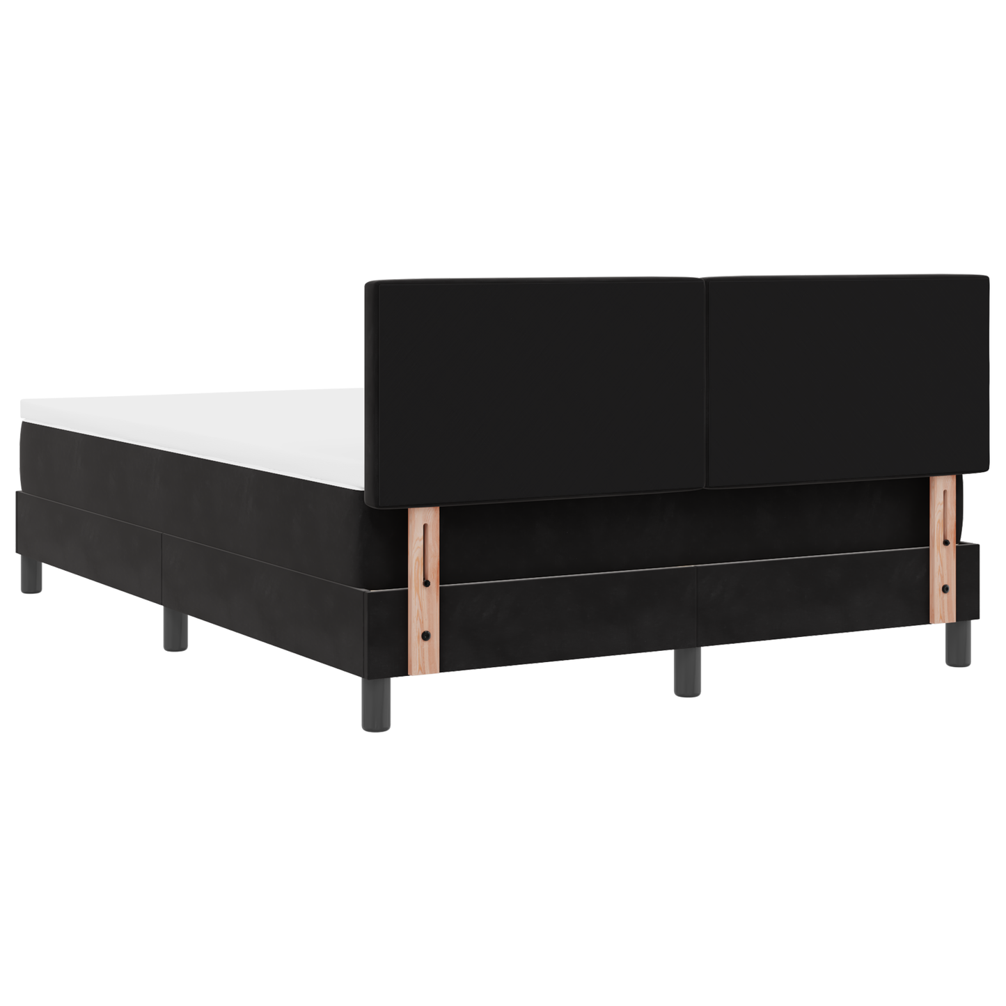 Boxmadras Seng Med Madras Med Madras Sort 140 X 200 Cm Stof