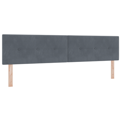 Boxmadras Seng Med Madras Med Madras Mørkegrå 200 X 200 Cm Stof