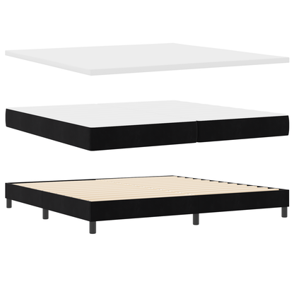 Boxmadras Seng Med Madras Med Madras Sort 200 X 200 Cm Stof