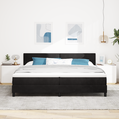 Boxmadras Seng Med Madras Med Madras Sort 200 X 200 Cm Stof