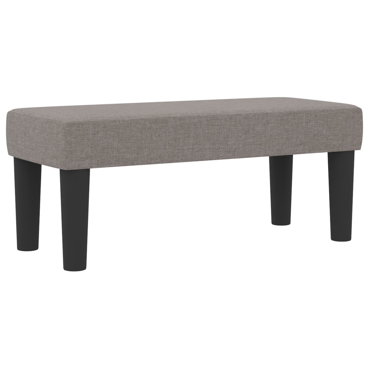 Box Spring Seng Med Madras Gråbrun 100 X 200 Cm Stof