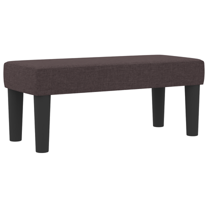 Box Spring Seng Med Madras Mørkebrun 90 X 200 Cm Stof