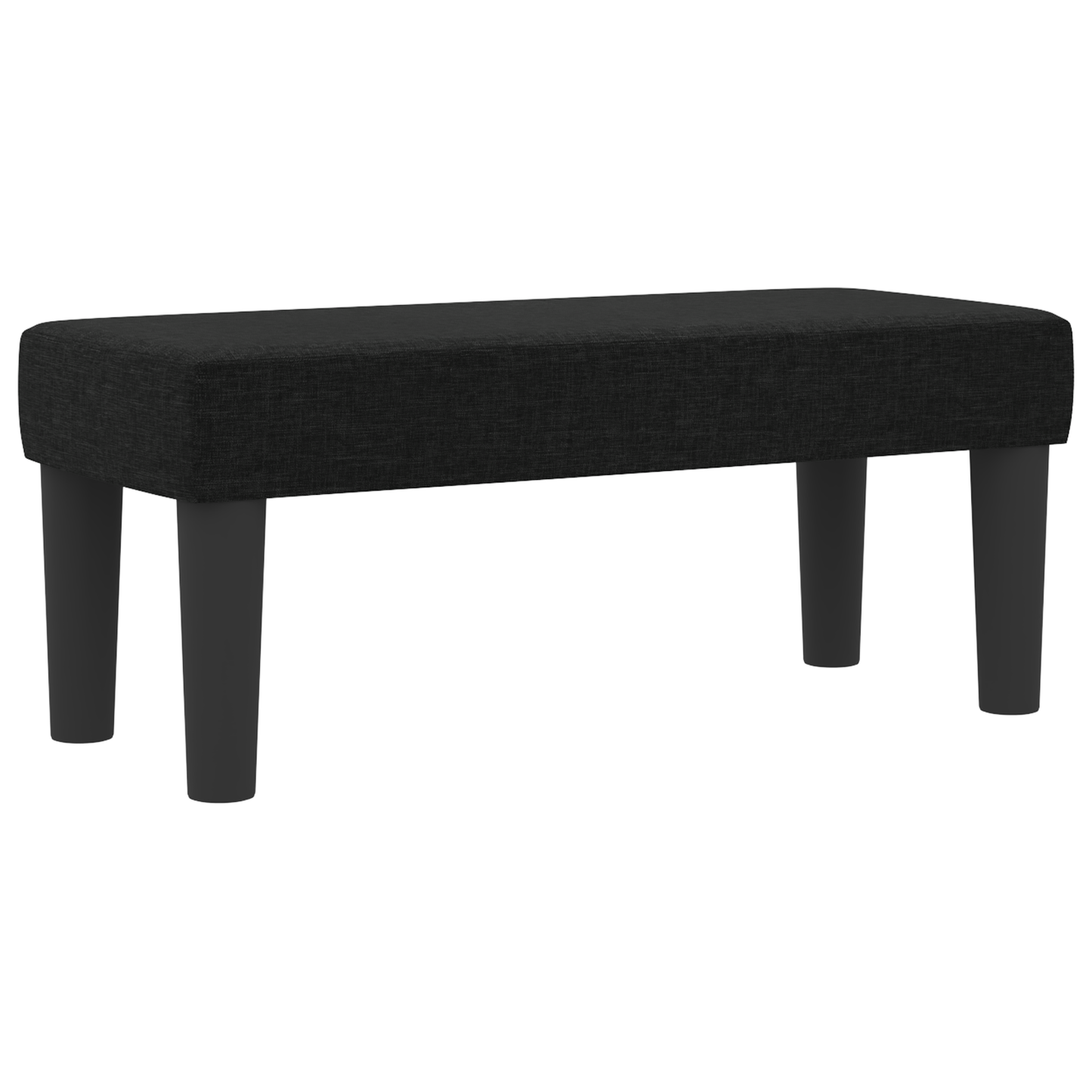 Box Spring Seng Med Madras Sort 100 X 200 Cm Stof