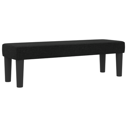 Box Spring Seng Med Madras Sort 140 X 190 Cm Stof