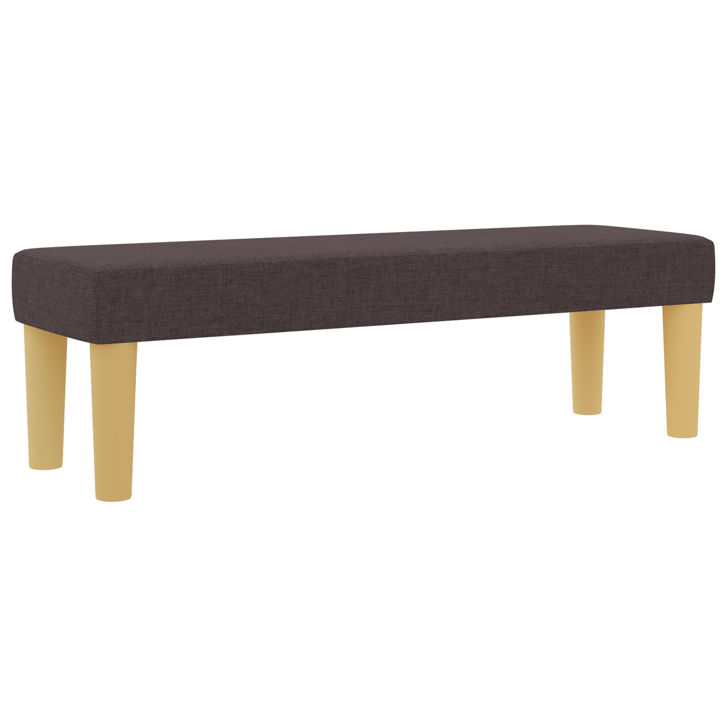 Box Spring Seng Med Madras Mørkebrun 140 X 200 Cm Stof