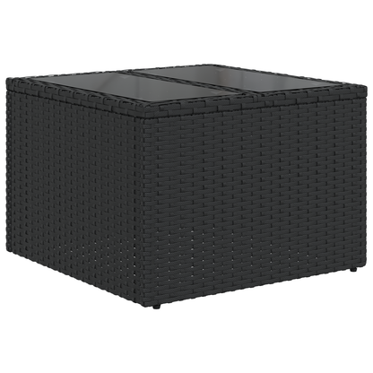 6 Dele Have Sofa Sæt Med Puder Brun Poly Rattan