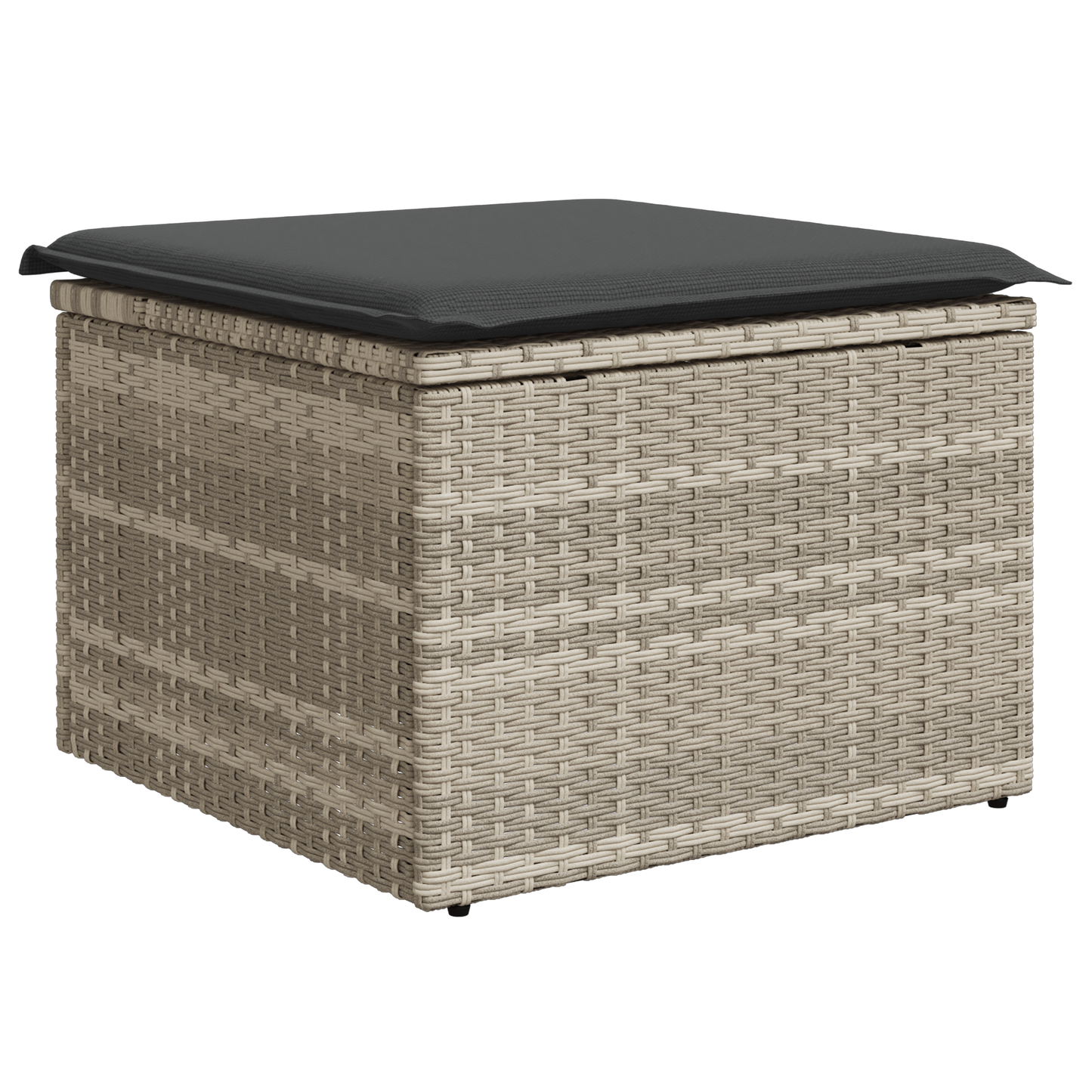 8-Delt Have Sofa Sæt Med Puder Grå Poly Rattan