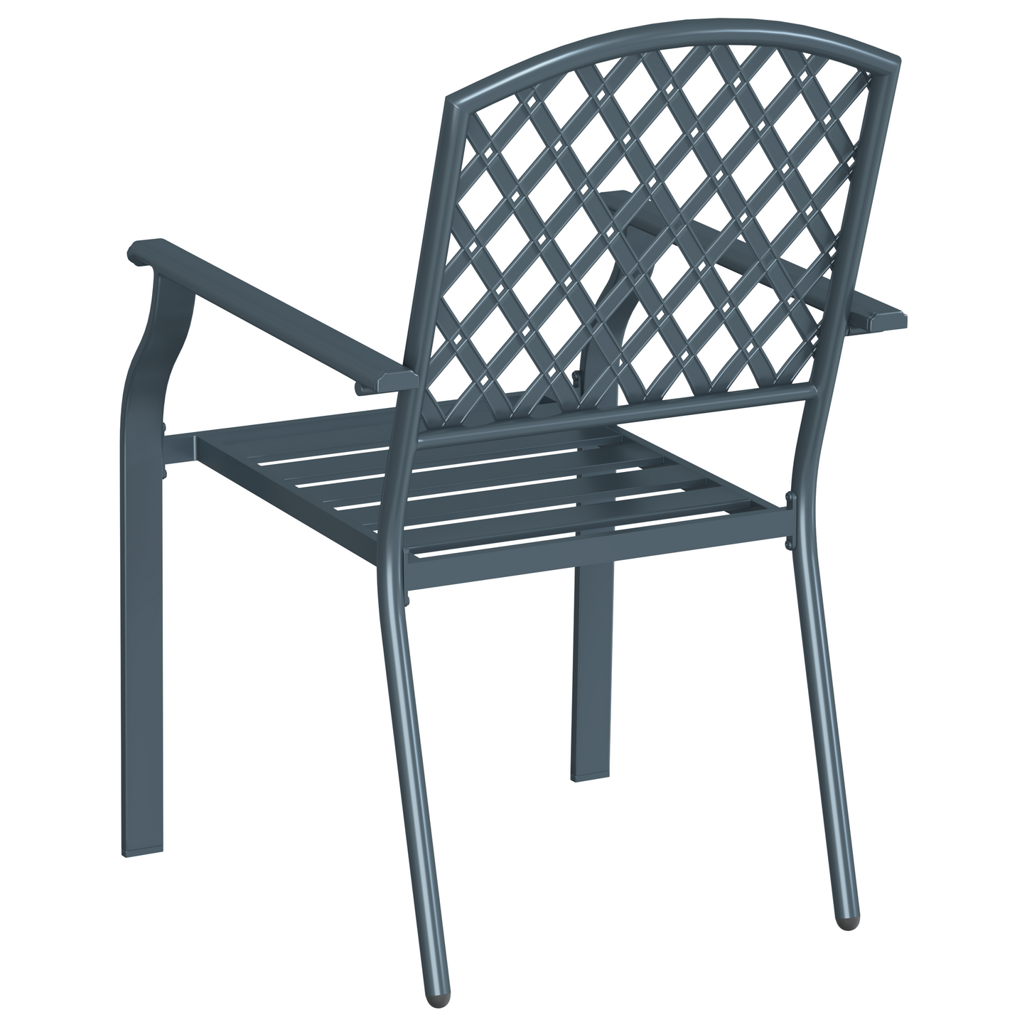 Havestole 2 Stk Stable Anthracite Stål