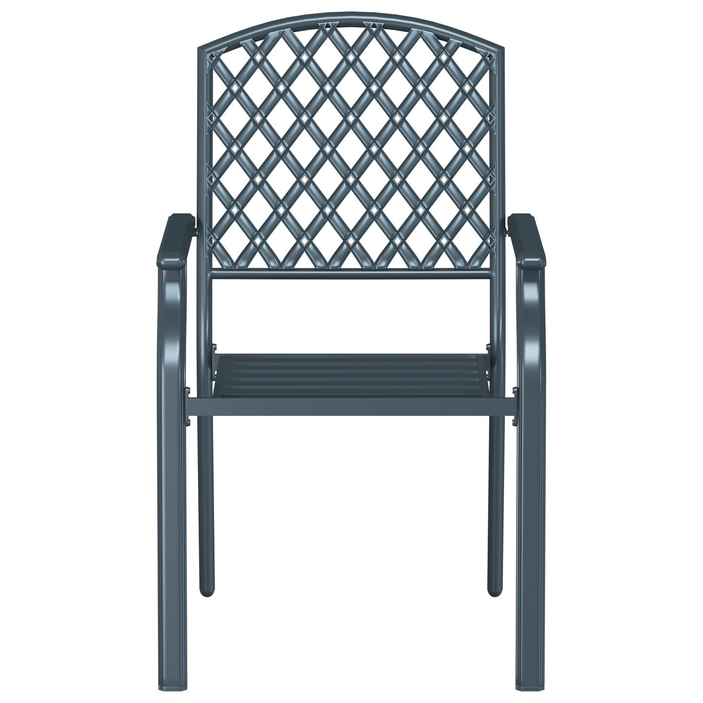 Havestole 2 Stk Stable Anthracite Stål