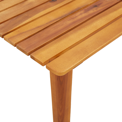 Sidebord 45X45X40 Cm Massivt Træ Akaci
