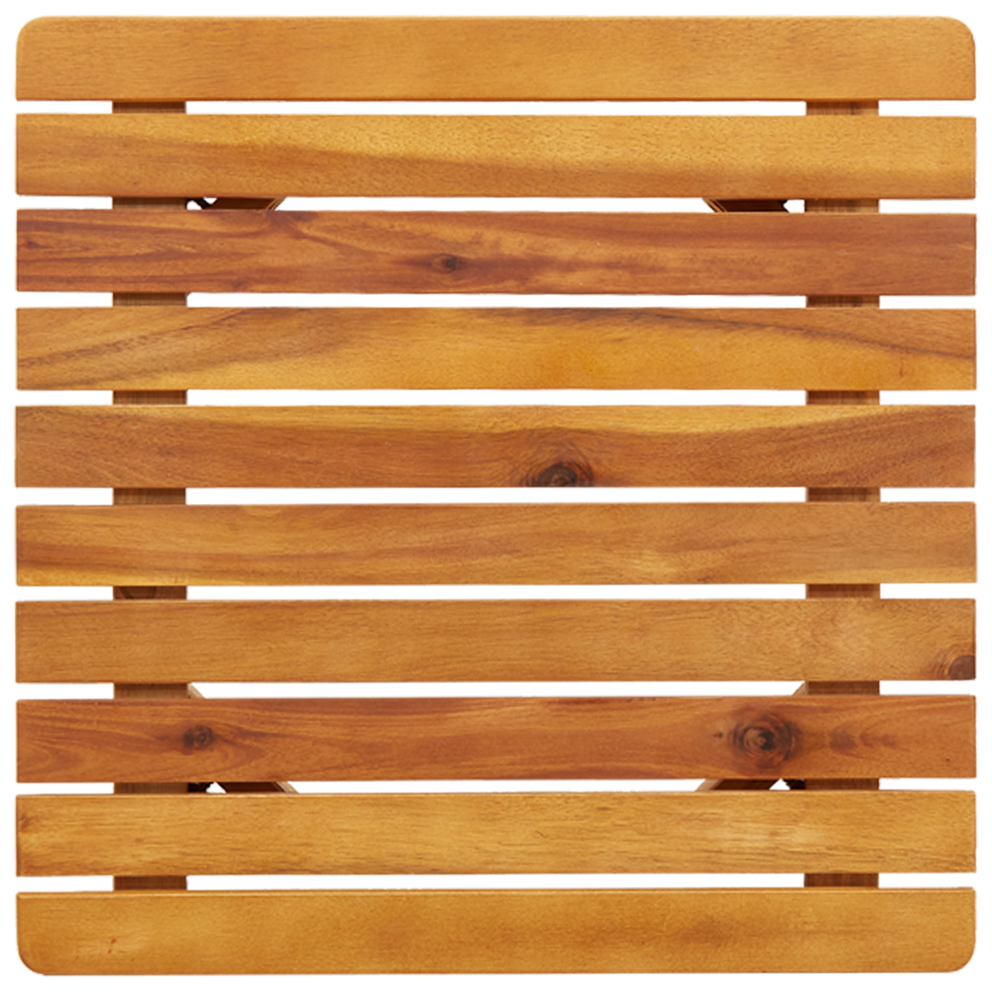 Sidebord 45X45X40 Cm Massivt Træ Akaci