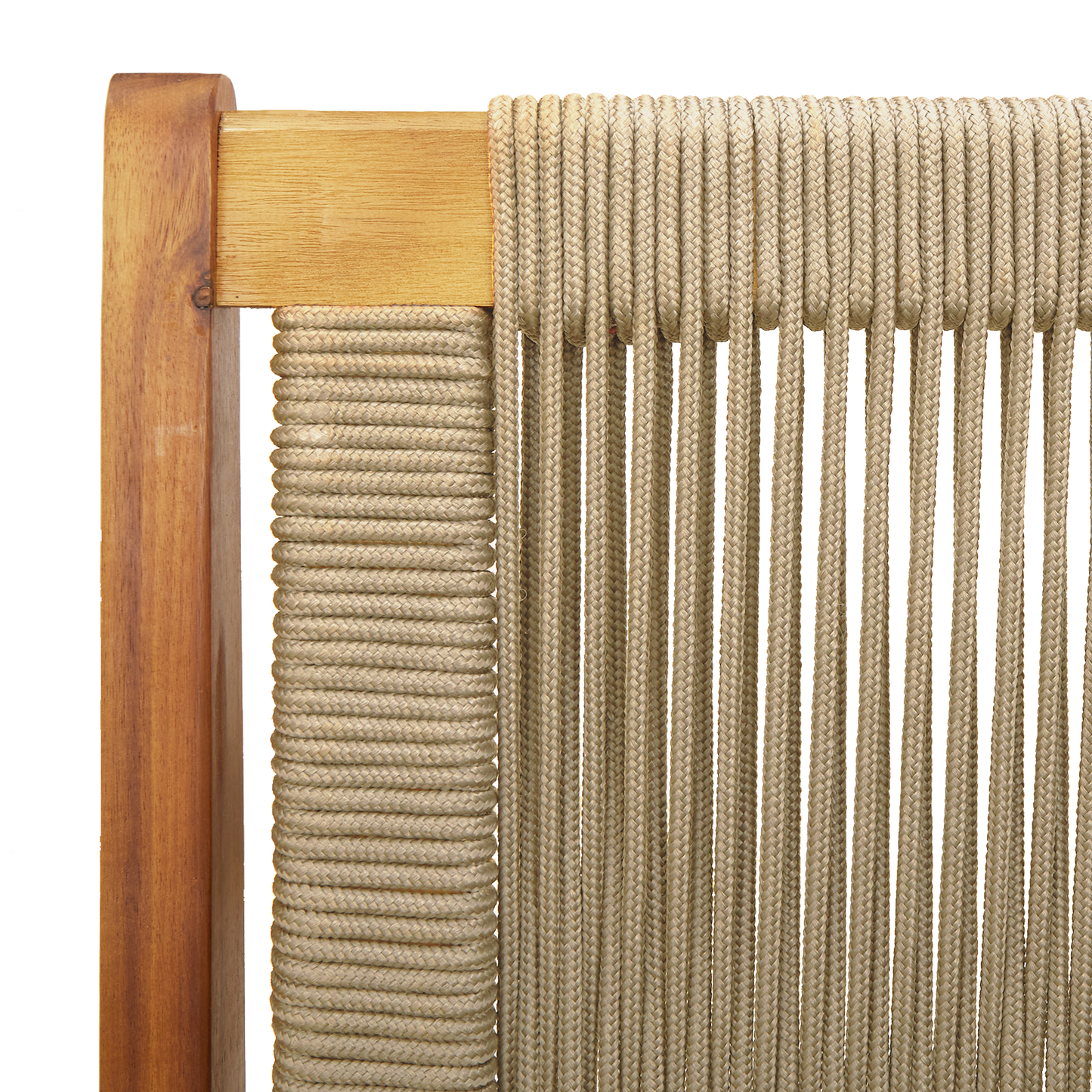 Havebænk Beige 76X122X73 Cm Solid Wood Akacia