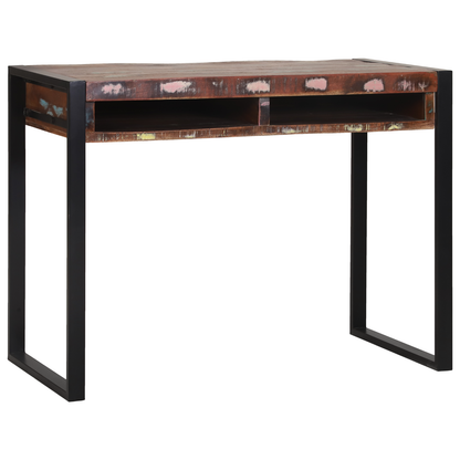 Dressing Table Flerfarvet 100 X 50 X 75 Cm Massivt Genbrugstræ