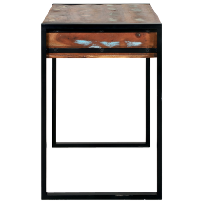 Dressing Table Flerfarvet 100 X 50 X 75 Cm Massivt Genbrugstræ