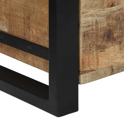 Opbevaringskister Brun 40 X 30 X 30 Cm Massivt Mangotræ