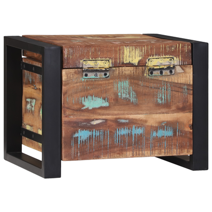 Opbevaringskister Brun 40 X 30 X 30 Cm Massivt Genbrugstræ