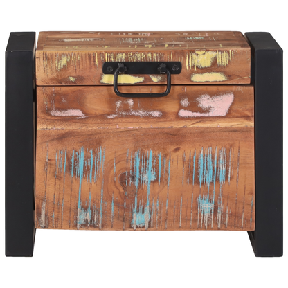 Opbevaringskister Brun 40 X 30 X 30 Cm Massivt Genbrugstræ