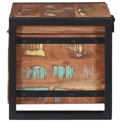 Opbevaringskister Brun 40 X 30 X 30 Cm Massivt Genbrugstræ