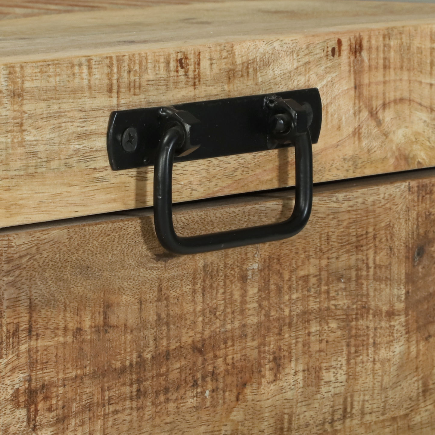 Opbevaringskister Brun 60 X 30 X 30 Cm Massivt Mangotræ