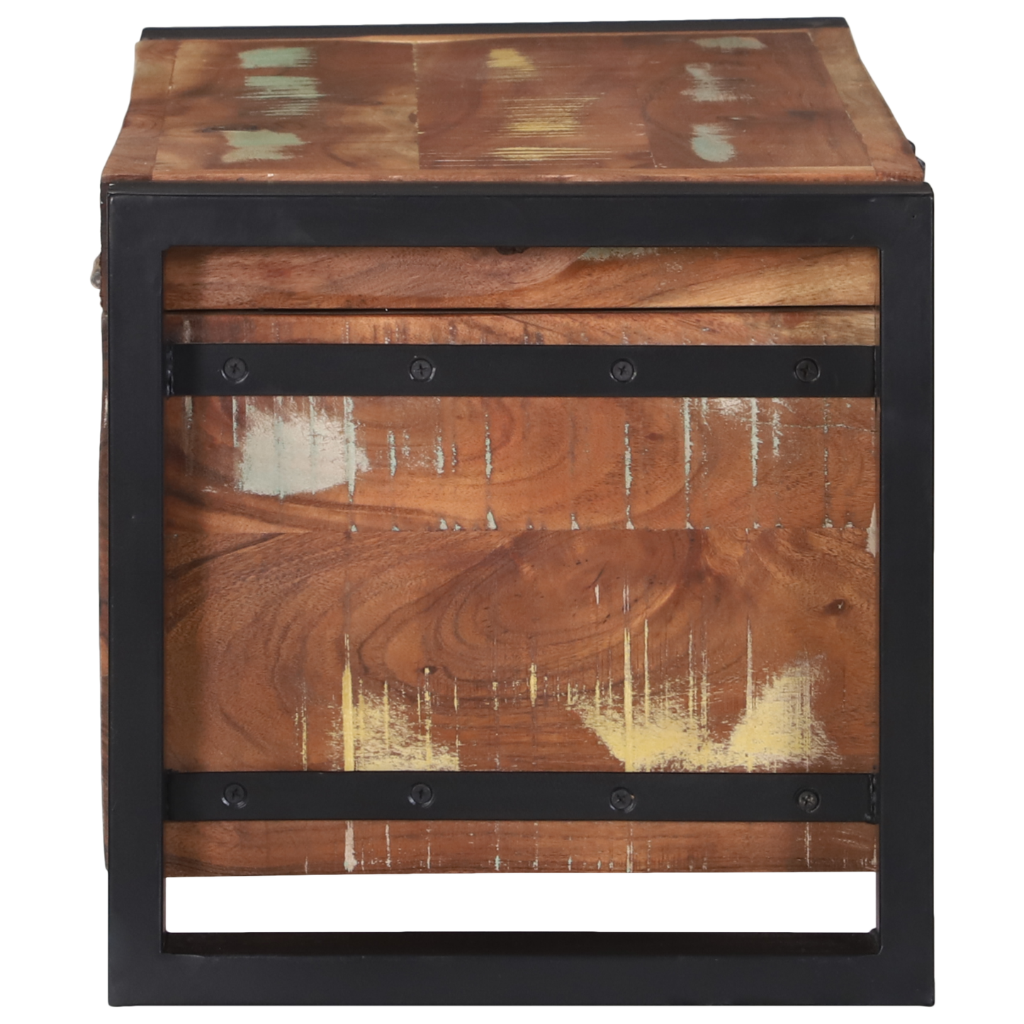 Opbevaringskister Brun 60 X 30 X 30 Cm Massivt Genbrugstræ