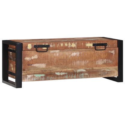 Opbevaringskister Brun 80 X 30 X 30 Cm Massivt Genbrugstræ