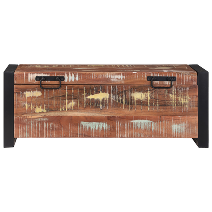 Opbevaringskister Brun 80 X 30 X 30 Cm Massivt Genbrugstræ