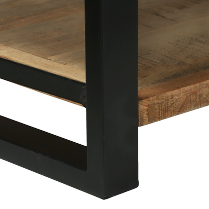 Opbevaringsboks Brun 80 X 35 X 45 Cm Massivt Mangotræ