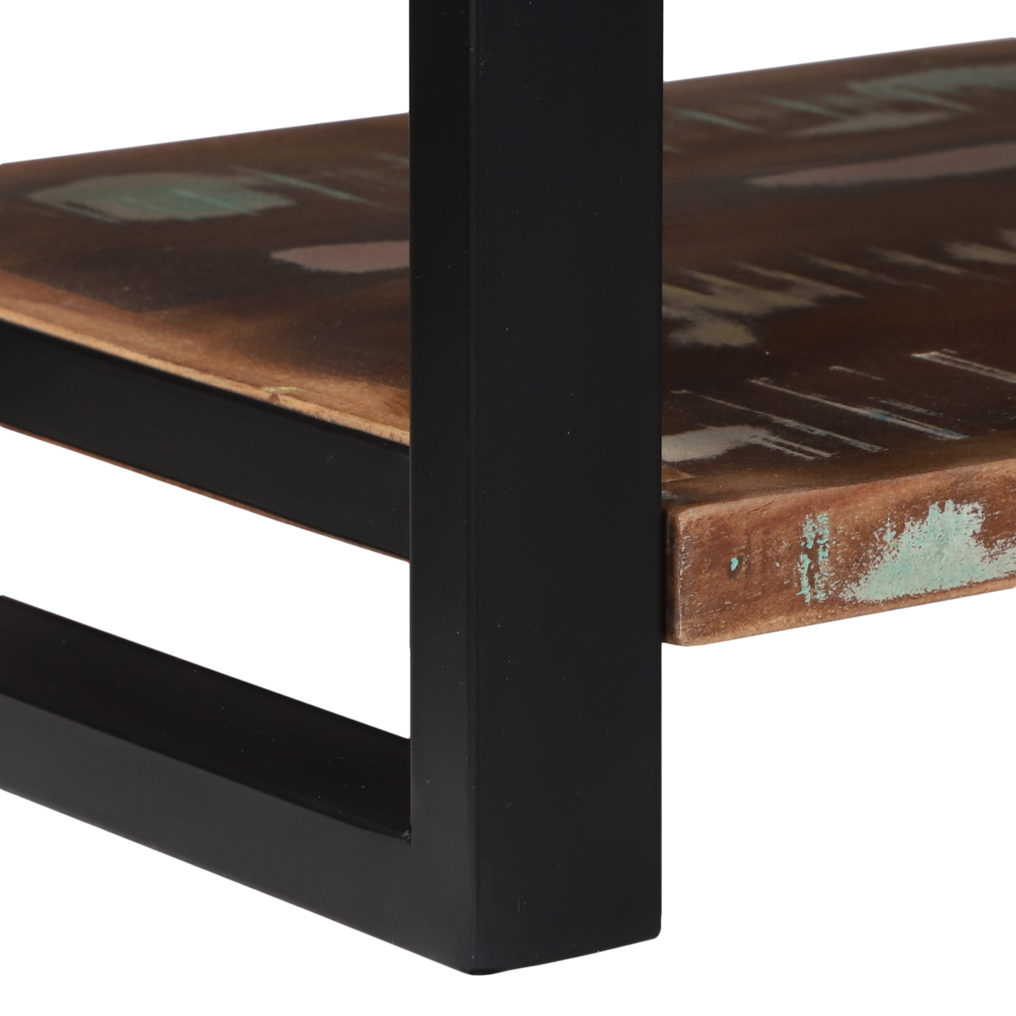 Opbevaringsboks Flerfarvet 80 X 35 X 45 Cm Massivt Genbrugstræ