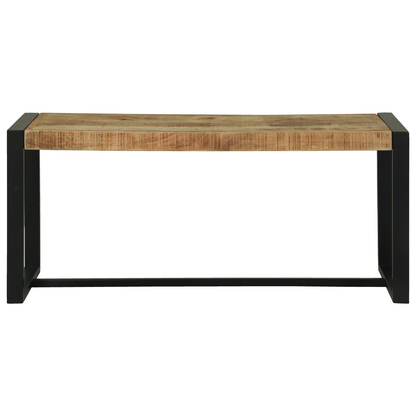 Bænk Brun 100 X 35 X 45 Cm Massivt Mangotræ