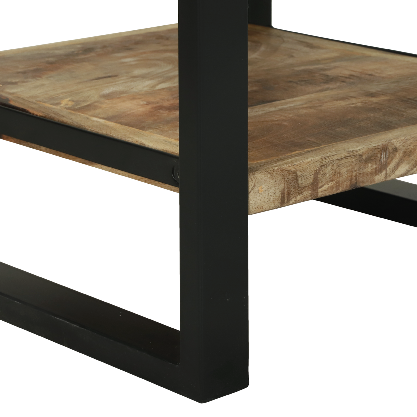 Telefonstand 40X40X80 Cm Solid Groft Træ Mango