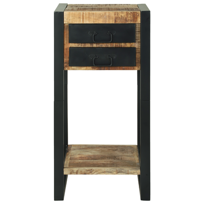 Telefonstand 40X40X80 Cm Solid Groft Træ Mango