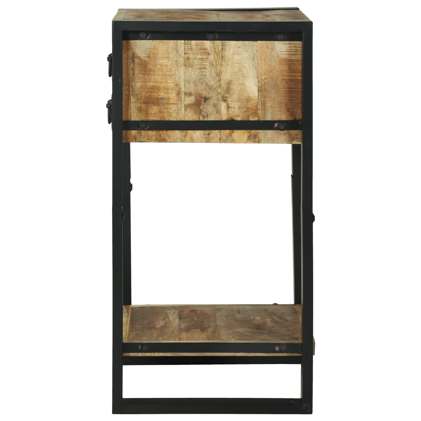 Telefonstand 40X40X80 Cm Solid Groft Træ Mango